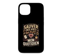 Sauver des Vies Et Lever Les Yeux Au Ciel Mon Quotidien Coque pour iPhone 13