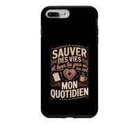 Sauver des Vies Et Lever Les Yeux Au Ciel Mon Quotidien Coque pour iPhone 7 Plus/8 Plus