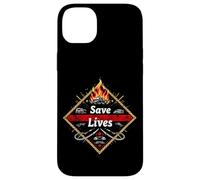 Sauver des Vies Héros de Pompier Coque pour iPhone 14 Plus