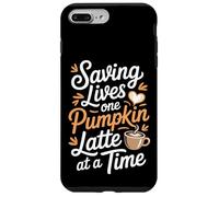 Sauver des vies, un latte à la citrouille à la fois Coque pour iPhone 7 Plus/8 Plus
