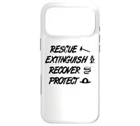 Sauver Éteindre Récupérer Protéger Pompier Pompiers Coque pour iPhone 17 Pro Max