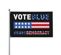 Sauver la démocratie Voter Bleu Rendre la vérité grande à nouveau Drapeau 3X5 Ft Bannière décorative simple face Drapeau de jardin pour pièce extérieure intérieure