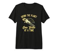 Sauver la planète Une Tortue à la Fois T-Shirt Haut de Gamme