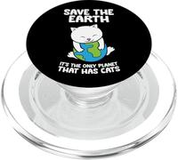 Sauver la Terre, C'est la Seule planète Qui a des Chats PopSockets PopGrip pour MagSafe