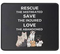 Sauver l'amour Drôle Tapis De Souris Confort Mouse Pad Antidérapant Mousepad pour Ordinateur Jeu Voyage 25X30Cm