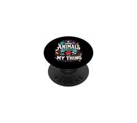 Sauver Les Animaux est Un Peu Mon Truc et J'adore ça PopSockets PopGrip Adhésif