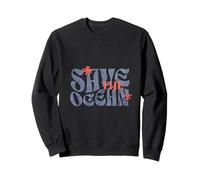 Sauver l'océan vintage Sealfe Wave Animal Nature Wildlife Sweatshirt
