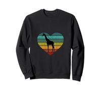 Sauver Serengeti Safari Kenya Afrique Cœur J'aime Girafe Sweatshirt