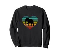 Sauver Serengeti Safari Kenya Afrique Cœur J'aime Les éléphants Sweatshirt