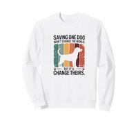 Sauver Un Chien ne changera Pas Le Monde, mais changera Le Leur Sweatshirt