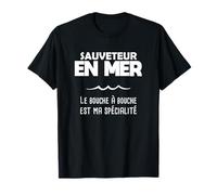 Sauveteur mer humour original drôle métier bouche à bouche T-Shirt