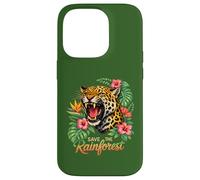 Sauvez la forêt Tropicale rugissante Jaguar Coque pour iPhone 14 Pro