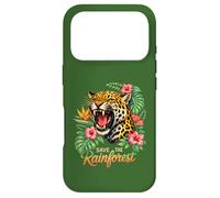 Sauvez la forêt Tropicale rugissante Jaguar Coque pour iPhone 17 Pro