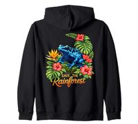 Sauvez la Grenouille Bleue de la forêt Tropicale Sweat à Capuche