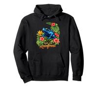 Sauvez la Grenouille Bleue de la forêt Tropicale Sweat à Capuche