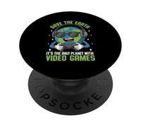 Sauvez la Terre, C'est la Seule planète à Proposer des Jeux vidéo PopSockets PopGrip Adhésif