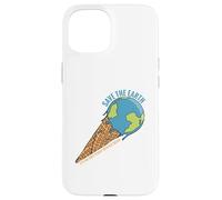 Sauvez la Terre, Le Seul Endroit où l'on Peut Acheter de la crème glacée, Peace No Planet B Coque pour iPhone 15