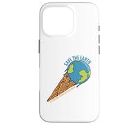 Sauvez la Terre, Le Seul Endroit où l'on Peut Acheter de la crème glacée, Peace No Planet B Coque pour iPhone 16 Pro