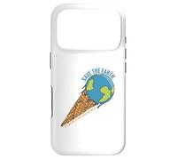 Sauvez la Terre, Le Seul Endroit où l'on Peut Acheter de la crème glacée, Peace No Planet B Coque pour iPhone 17 Pro