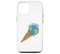Sauvez la Terre, Le Seul Endroit où l'on Peut Acheter de la crème glacée, Peace No Planet B Coque pour iPhone 12/12 Pro