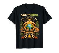 Sauvez la Terre Un Appel pour protéger Notre planète T-Shirt