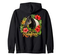 Sauvez Le Tapir de la forêt Tropicale Sweat à Capuche