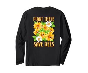 Sauvez Les Abeilles plantez Ces tournesols et soucis pollinisateurs Manche Longue
