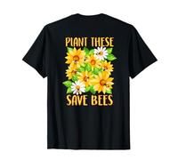 Sauvez Les Abeilles plantez Ces tournesols et soucis pollinisateurs T-Shirt