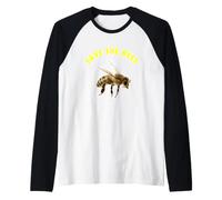 Sauvez Les Abeilles Save-The-Bees Abeilles abeilleurs Manche Raglan