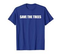 Sauvez Les Arbres T-Shirt, Homme, Bleu Royal, L