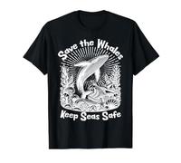 Sauvez Les Baleines et protégez l'environnement des Mers T-Shirt Graphique avec Valeur