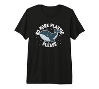 Sauvez Les Baleines, Plus de Plastique, s'il Vous plaît, Baleine à Bosse T-Shirt Haut de Gamme