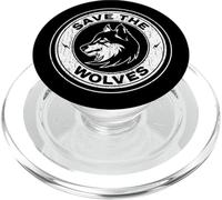 Sauvez Les Loups Save The Wolves PopSockets PopGrip pour MagSafe
