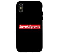 Sauvez Les migrants Sauvez Tous Les Immigrants Coque pour iPhone X/XS
