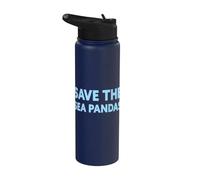 Sauvez les pandas de mer, les épaulards et les orques Stainless Steel Insulated Water Bottle