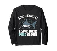 Sauvez Les Requins : Laissez Leurs nageoires tranquilles, arrêtez de Les cueiller Manche Longue