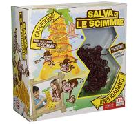 Mattel Games SOS Ouistiti, Jeu De Société et D'Adresse Familial Pour Enfants Et Adultes Avec 30 Singes, 30 Bâtons Multicolores Et 1 Dé Spécial, 2 À 4 Joueurs, Jouet pour Enfant de 5 ans et Plus, 52563