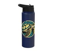 Sauvez Les Tortues - Sensibilisation Océan Stainless Steel Insulated Water Bottle