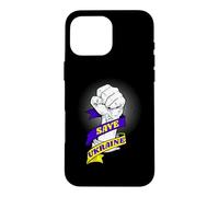 Sauvez l'Ukraine - Arrêtez la Russie - Arrêtez la Guerre en Ukraine Coque pour iPhone 16 Pro Max