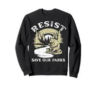 Sauvez nos parcs Parc national Vintage Smokey The Resist Bear Sweatshirt