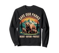 Sauvez nos Parcs Protection Amusante de la Faune Conservation de la Nature Sweatshirt
