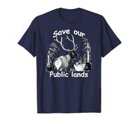 Sauvez nos terres publiques! Elk. T-Shirt