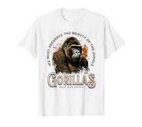 Sauvez notre héritage : Gorille du Jour de la Terre pour la conservation des gorilles T-Shirt