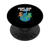 Sauvez Notre planète - Journée de la Terre Climat Écologiste PopSockets PopGrip Adhésif