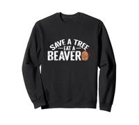Sauvez Un Arbre Mangez Un Castor Eco Beaver Sweatshirt