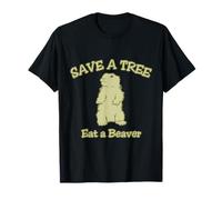 Sauvez un arbre Mangez un castor T-Shirt