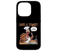 Sauvez Une Dinde, Mangez des lasagnes, Cuisine Italienne, Thanksgiving Coque pour iPhone 14 Pro