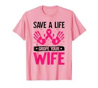 Sauvez Une Vie à tâtons et sensibilisez Votre Femme au Cancer du Sein T-Shirt