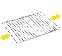 Sauvic 02547-Grille de Four, Extensible, chromée, 42-60 x 34 cm.