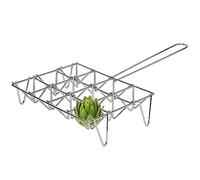 Sauvic 02625 Grille à 12 Cavités pour Légumes Acier 33,5 x 50 x 8,5 cm